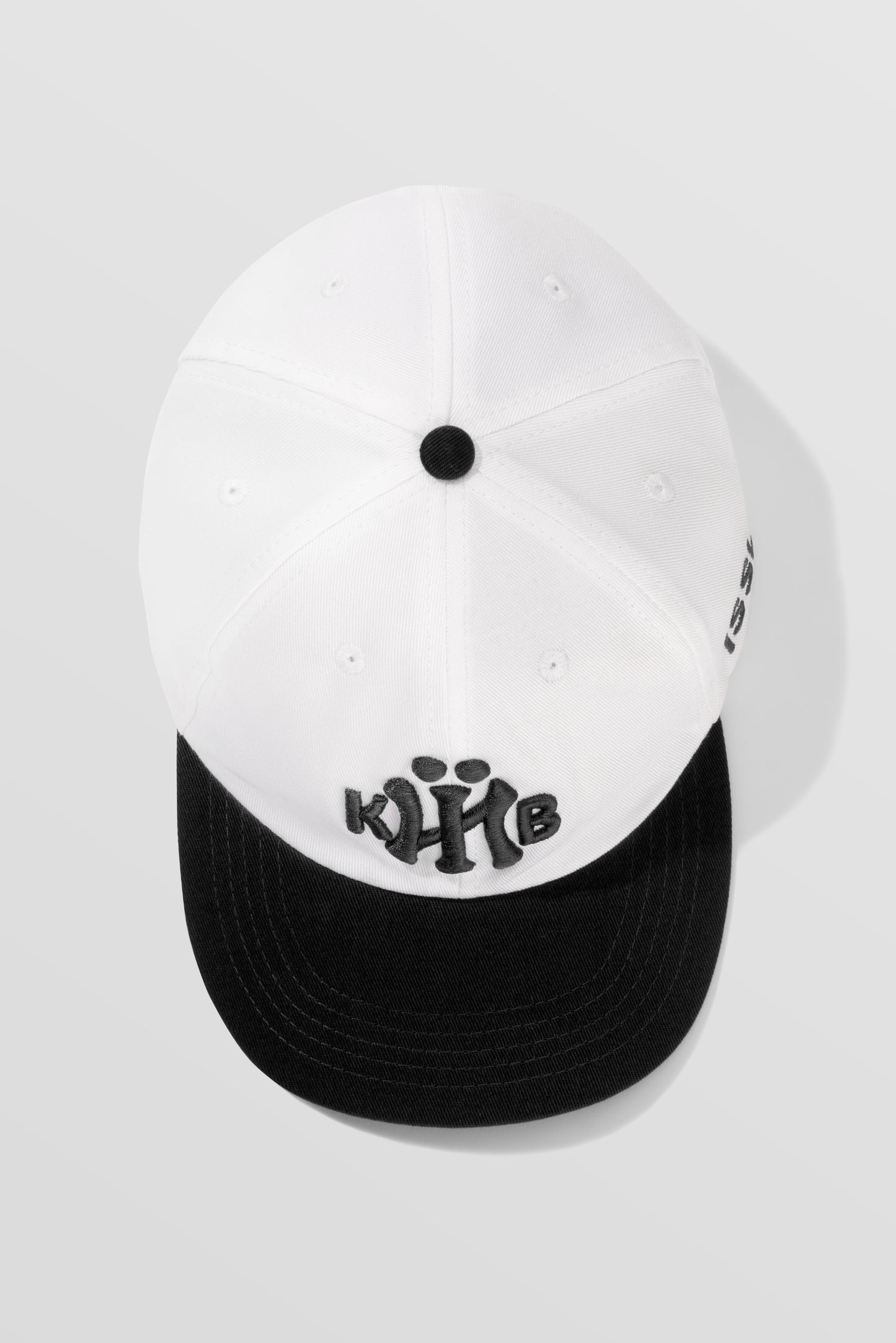 KYIV Dad Cap White Black