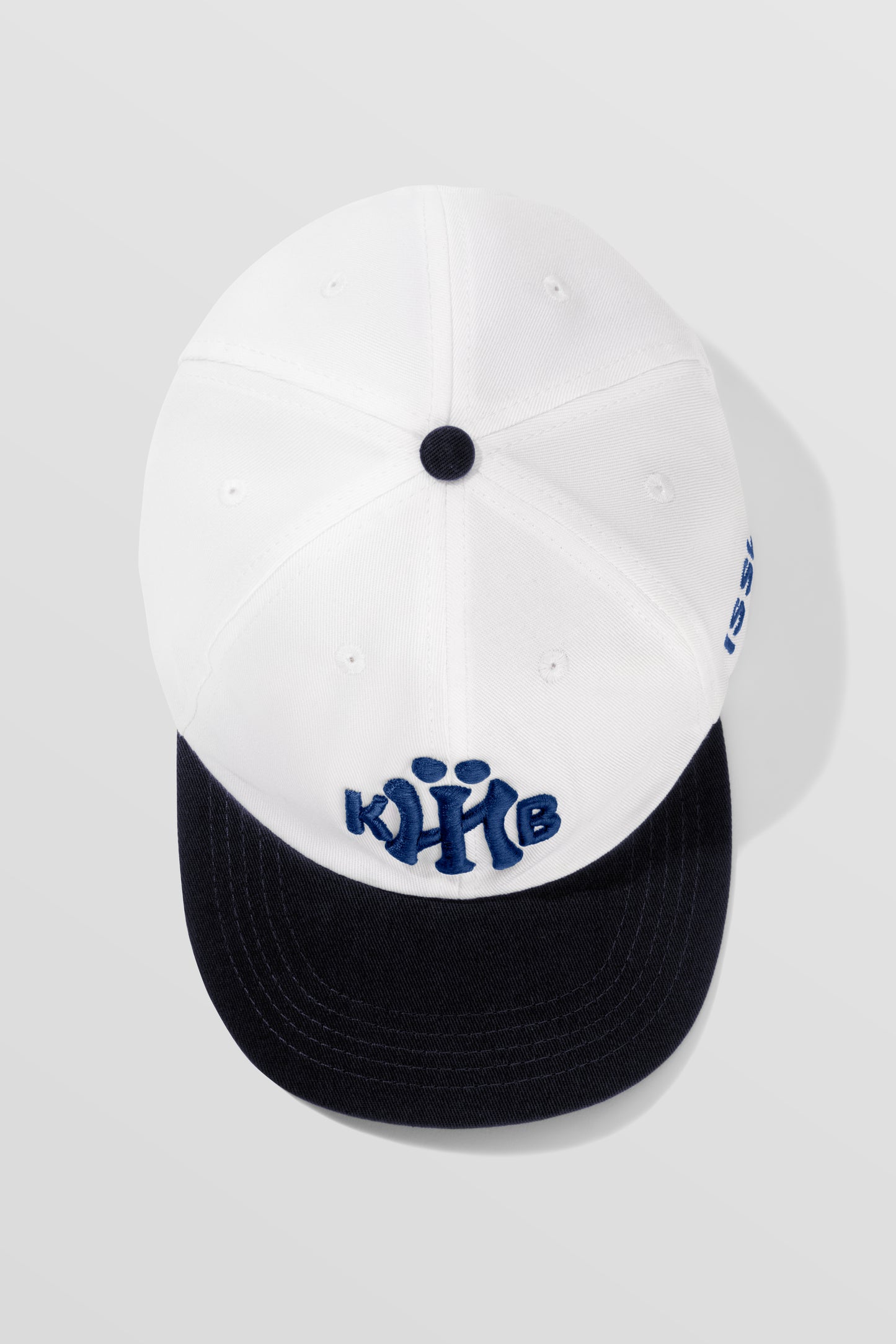 KYIV Dad Cap White Navy