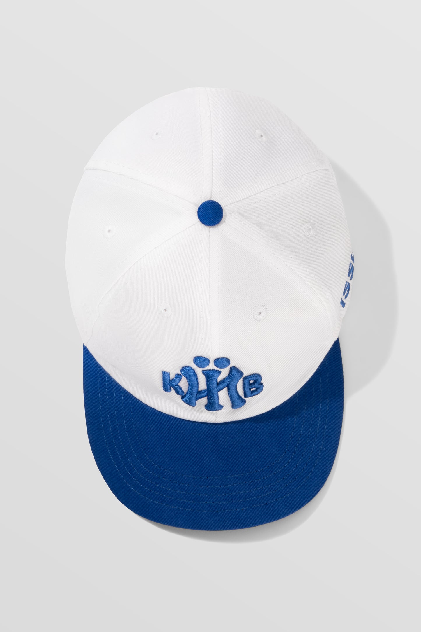 KYIV Dad Cap White Royal Blue