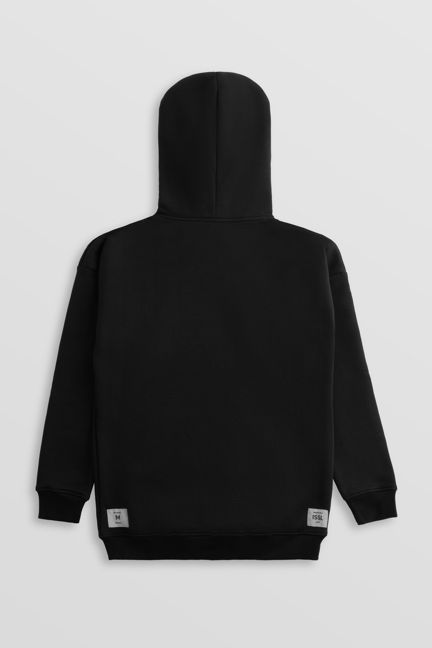 KYIV Brushed Fleece Hoodie Black Tonal
