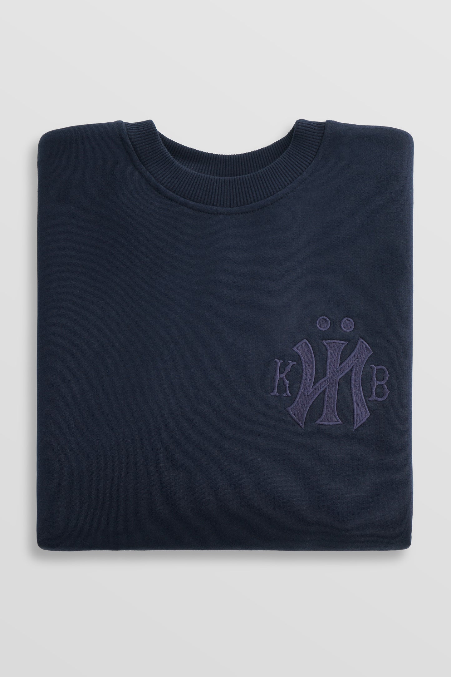 KYIV Brushed Fleece Sweatshirt Navy