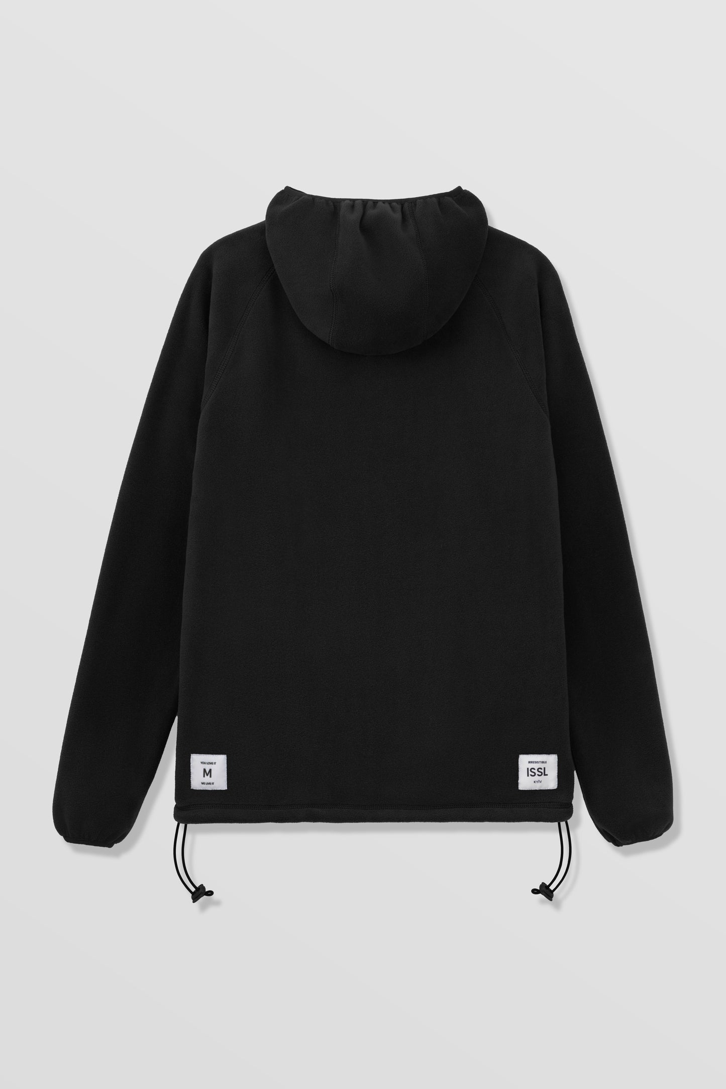 ЛЮТИЙ фліска з капюшоном чорна