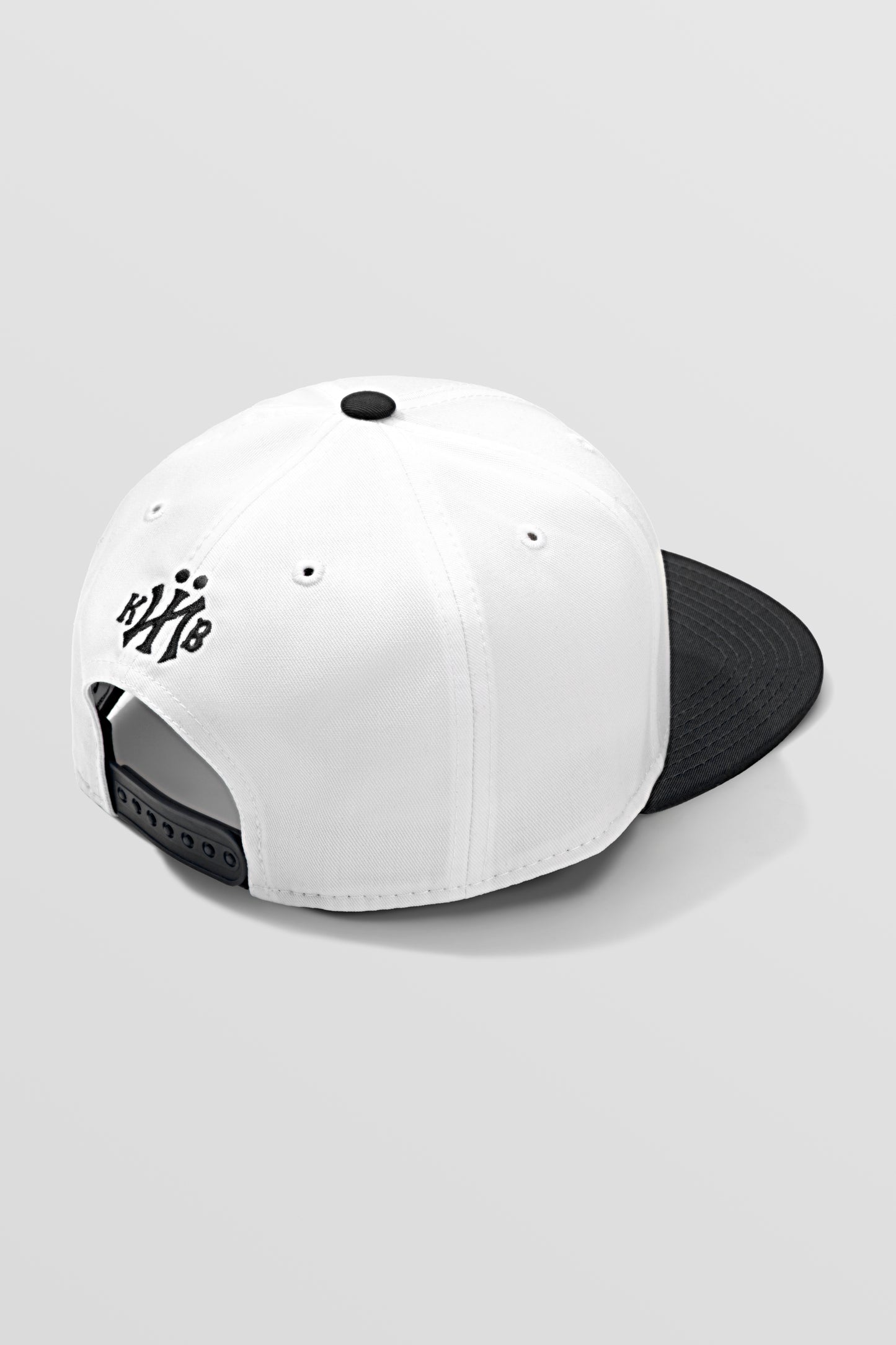 KYIV Snapback Cap White Black