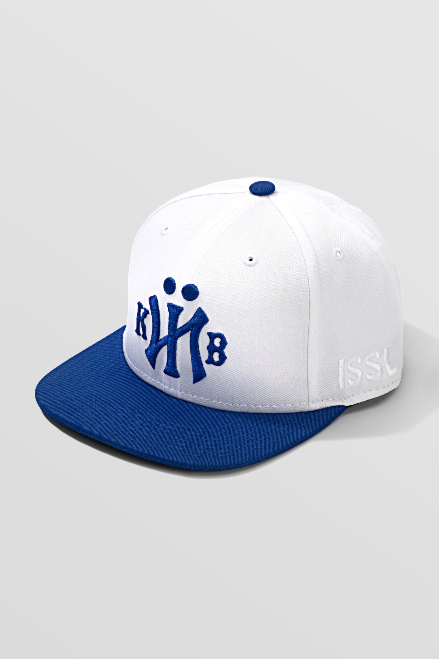 KYIV Snapback Cap White Blue
