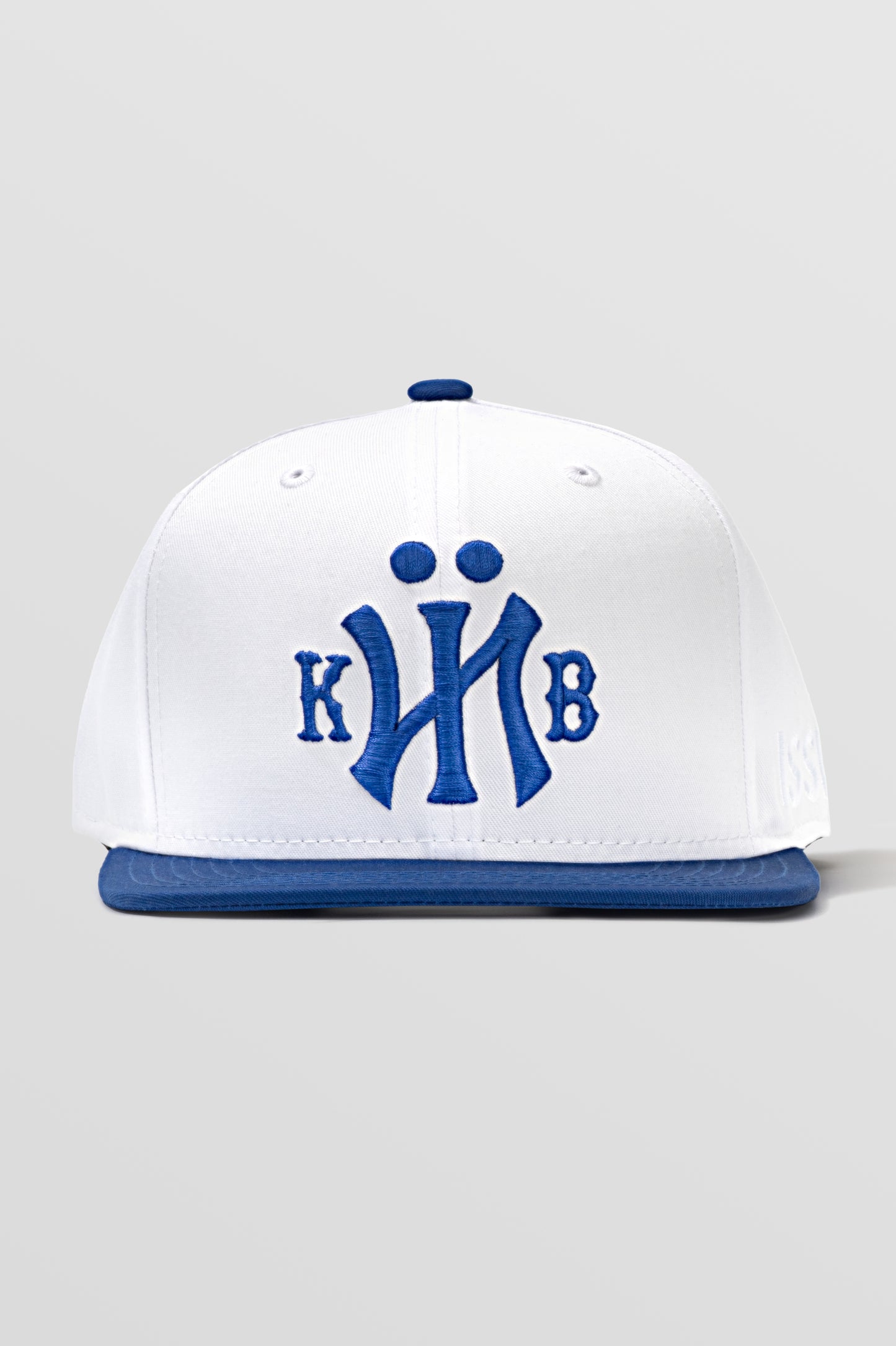 KYIV Snapback Cap White Blue