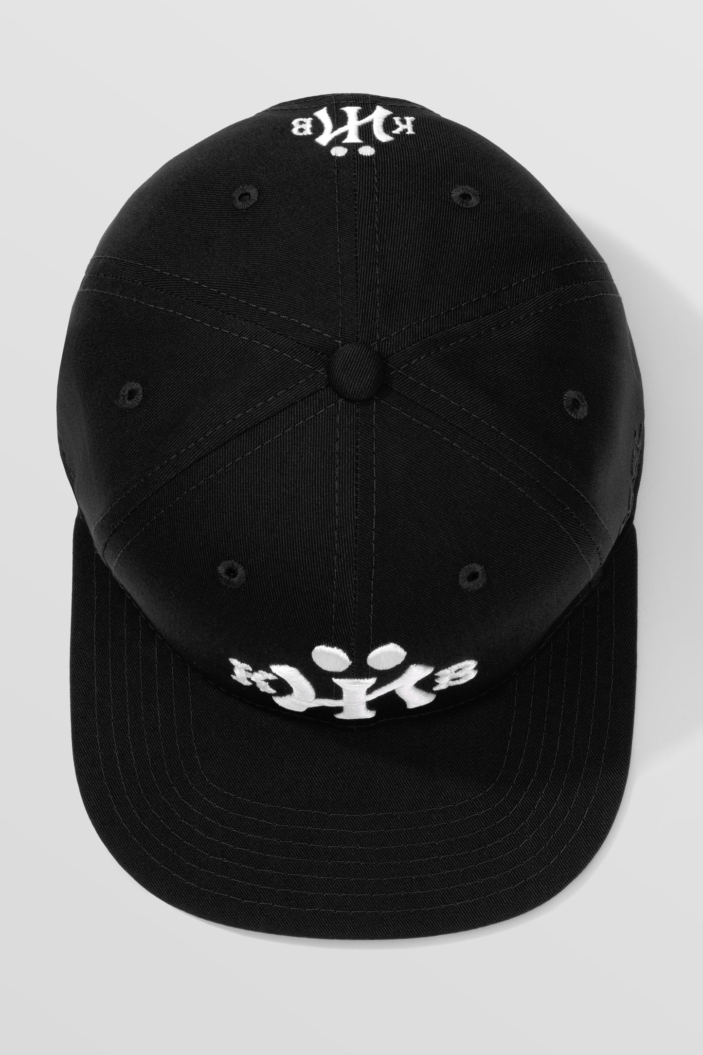 KYIV Snapback Cap Black White