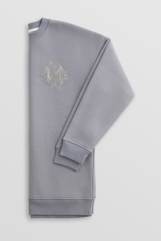 KYIV Brushed Fleece Sweatshirt Gray