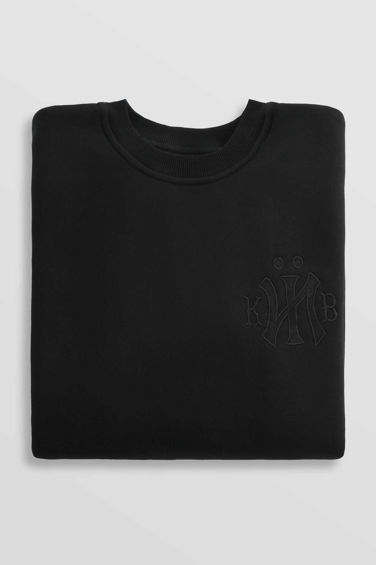 KYIV Brushed Fleece Sweatshirt Black