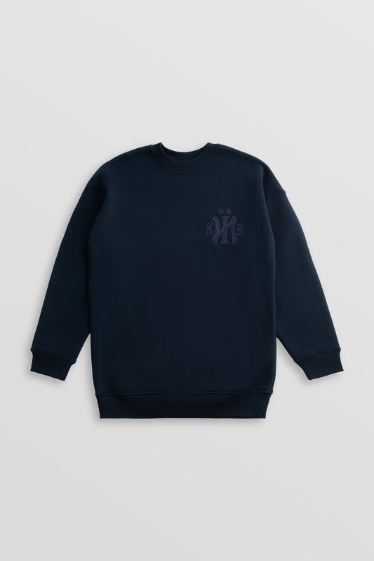 Світшот кИЇв теплий синій