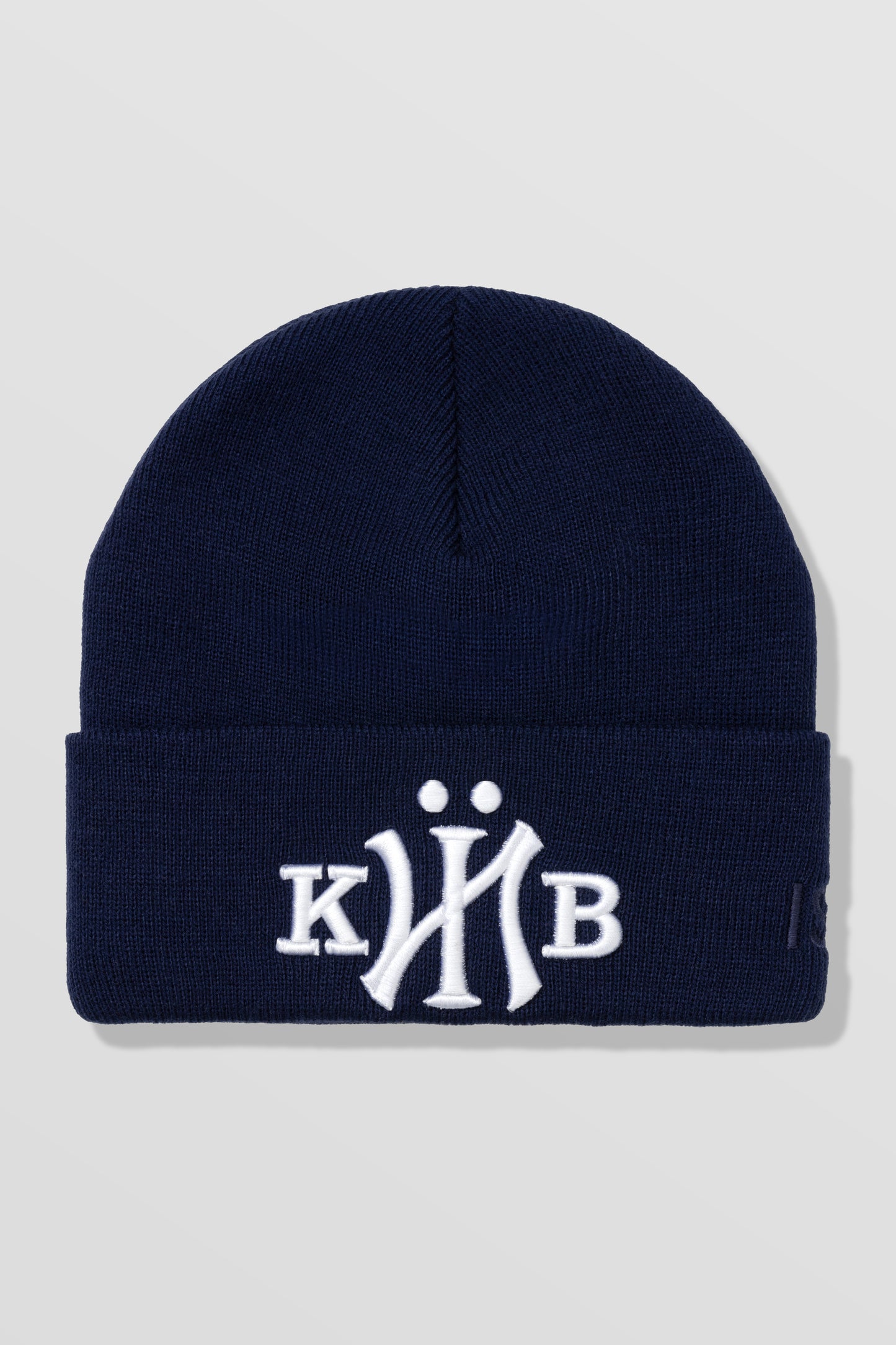 Шапка кИЇв класична синя з білим лого