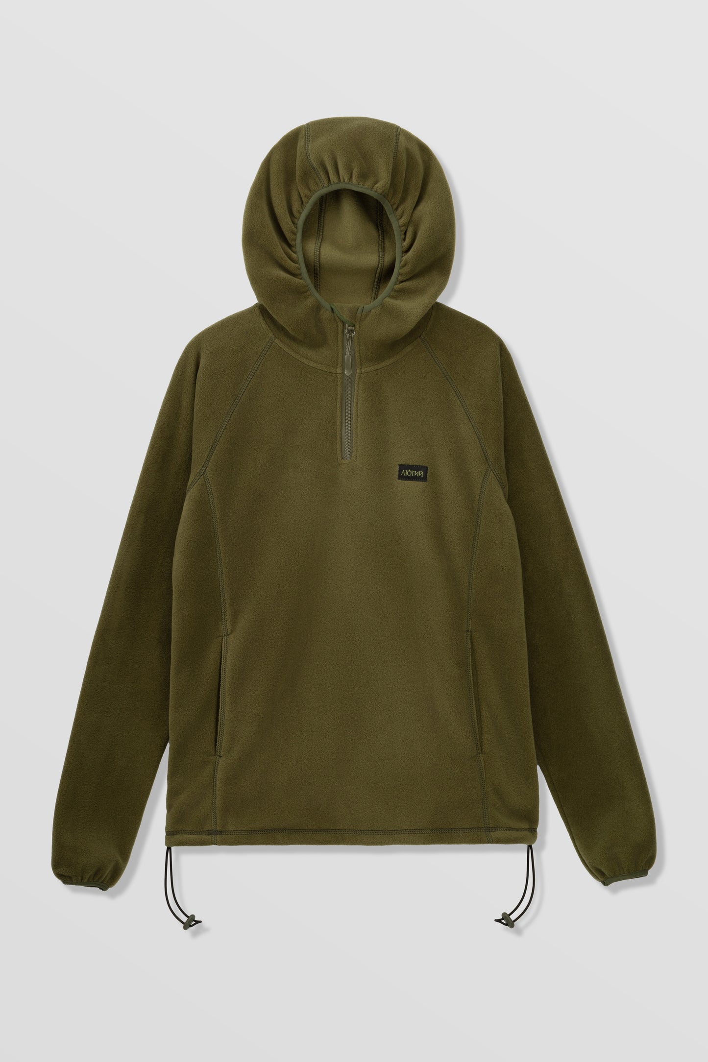 ЛЮТИЙ фліска з капюшоном хакі
