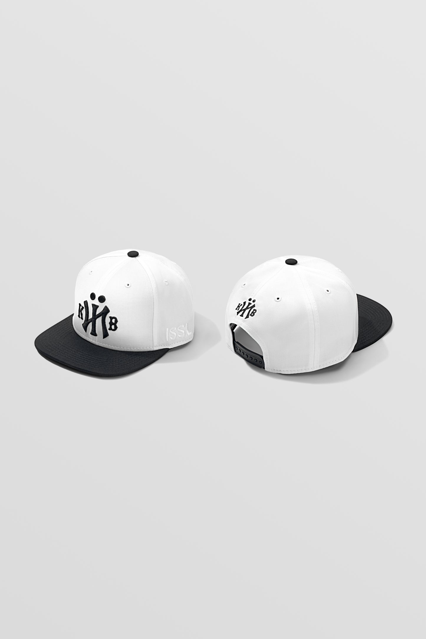 KYIV Snapback Cap White Black